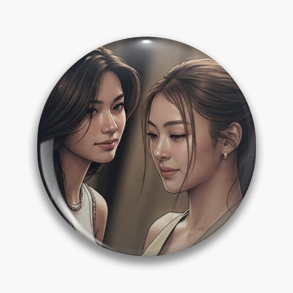Item preview, LenaMiu Pls Luv Thai GL Sapphic Actress LGBTQ+ Cartoon Decor Comic Wall Art Print Poster Shirt Clock Blanket KDrama designed and sold by Mind Space.