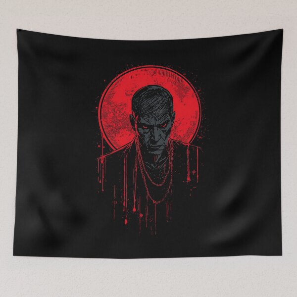 Item preview, Blood Moon Portrait designed and sold by ERODED SELF.