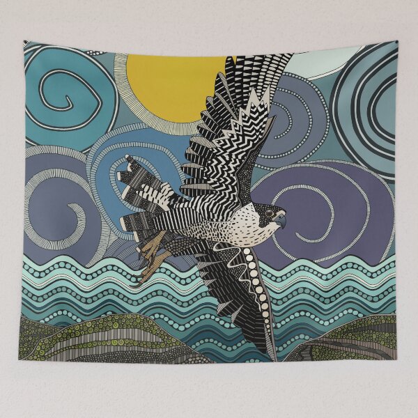 Item preview, Cornwall peregrine falcon designed and sold by scrummy.