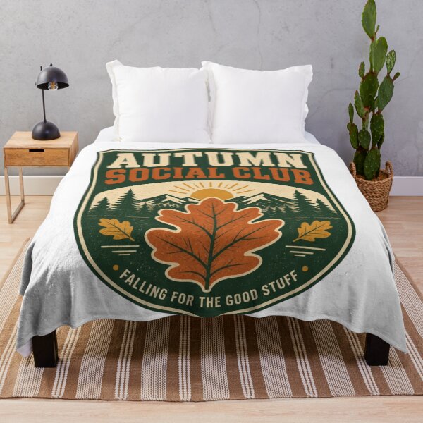 Item preview, Autumn social club print vintage style designed and sold by jxnnbrown.