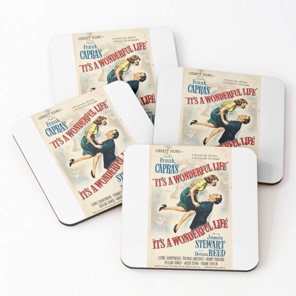 Item preview, Its A Wonderful Life Original Custom Vintage Movie Poster Wall Art Tee Design designed and sold by Cool Robot Bro..