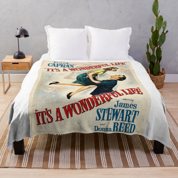 Item preview, Its A Wonderful Life Original Custom Vintage Movie Poster Wall Art Tee Design designed and sold by Cool Robot Bro..