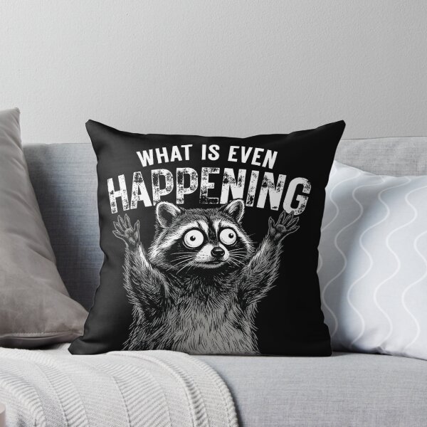 Aperçu de l'œuvre What is Even Happening Raccoon créée et vendue par w66aboo.