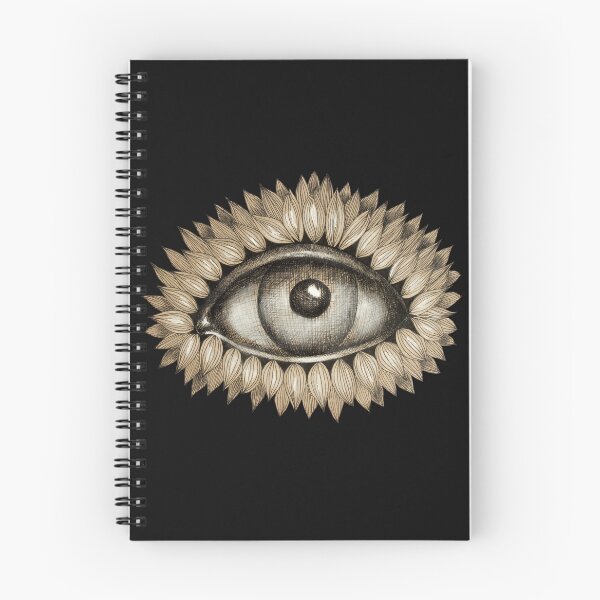 Item preview, Mystical Sunflowers Eye Surreal Art designed and sold by BlackNordicLines.