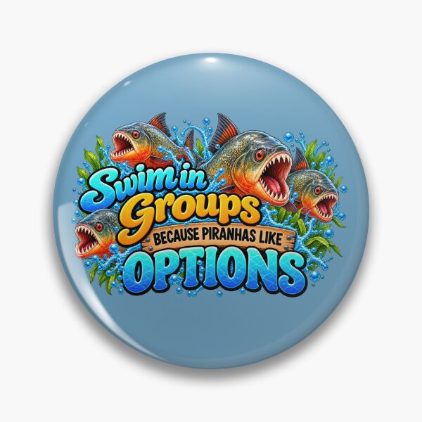 Item preview, Piranhas Like Options designed and sold by Elisabeth Lucas.