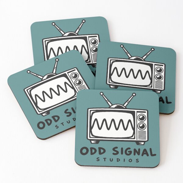 Item preview, Logotipo de televisión analógica retro de Odd Signal Studios designed and sold by OddSignalShop.