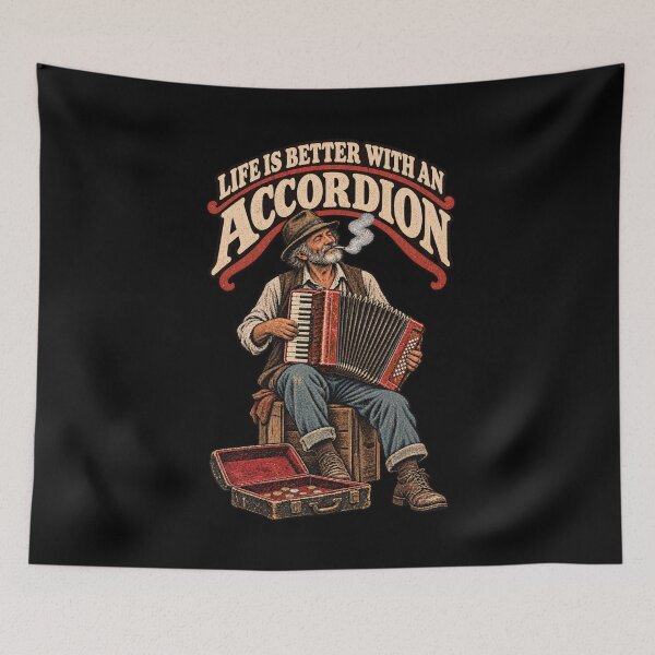 Item preview, LIFE IS BETTER WITH AN ACCORDION designed and sold by Konvero.