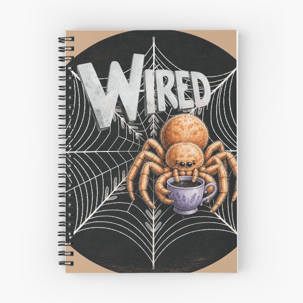 Artikelvorschau, Wired Spider – Coffee Loving Spider entworfen und verkauft von monolithstudio.