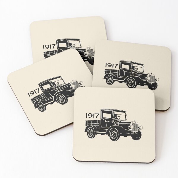 Item preview, HISTORIC 1917 TT PICKUP TRUCK, AMERICAN TRUCKS CLASSIC CAR ART  designed and sold by classic car craze.