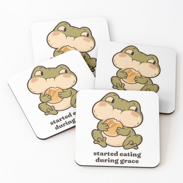 Item preview, Thanksgiving Frog Started Eating During Grace designed and sold by OuqCreations.