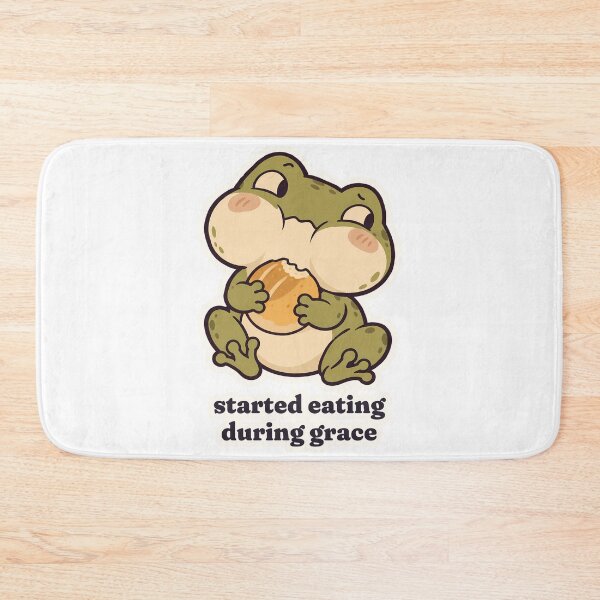Item preview, Thanksgiving Frog Started Eating During Grace designed and sold by OuqCreations.