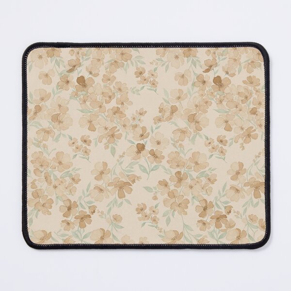 Item preview, Neutral Watercolor Floral Pattern in Beige, Tan and Sage Green designed and sold by FawnFeatherCo.