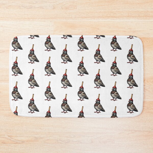 Item preview, Pigeon Wearing a Plunger Hat designed and sold by orange-grape.