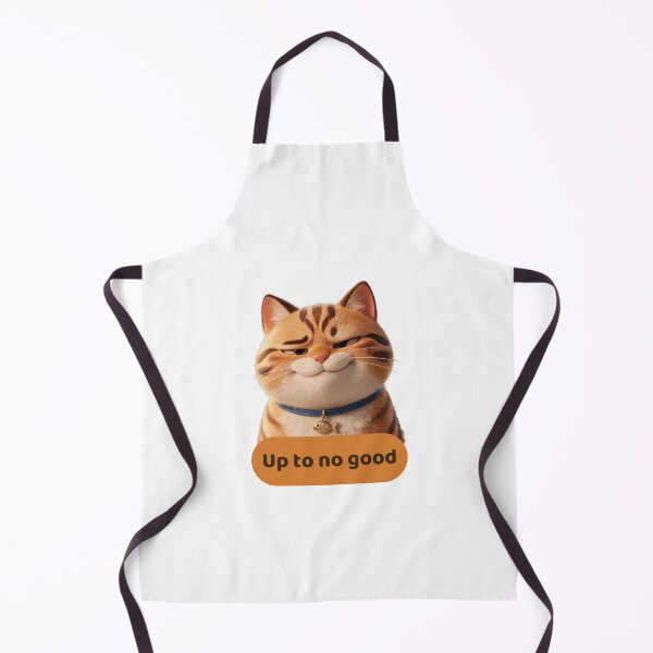 Item preview, Miso Says "Up To No Good" – Smug Orange Tabby Cat Sticker designed and sold by NoManDesign.