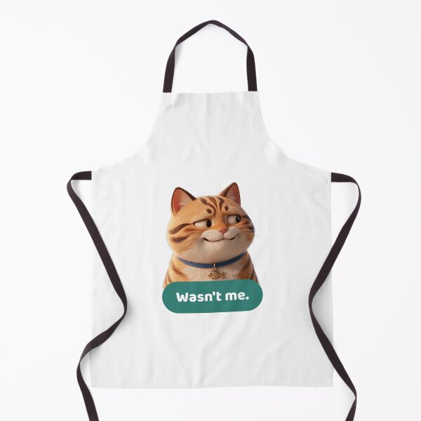 Item preview, Miso Says "Wasn't Me" – Guilty Orange Tabby Cat Sticker designed and sold by NoManDesign.