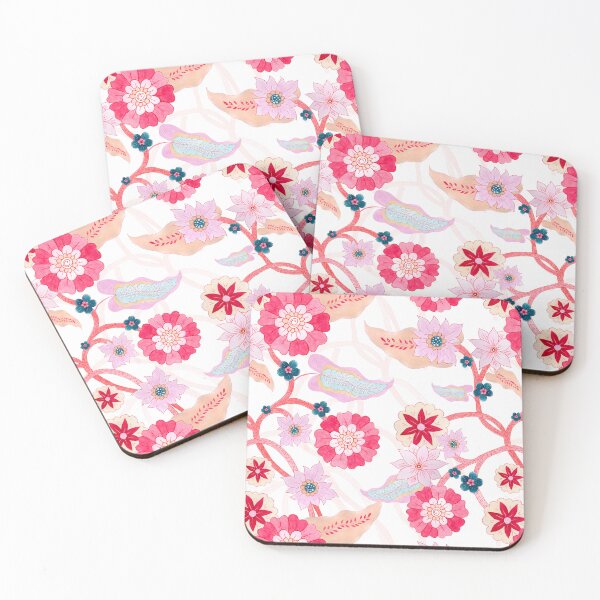 Item preview, Jaipur Blossom Reverie - Pearl White designed and sold by Piret Victoria Studio.