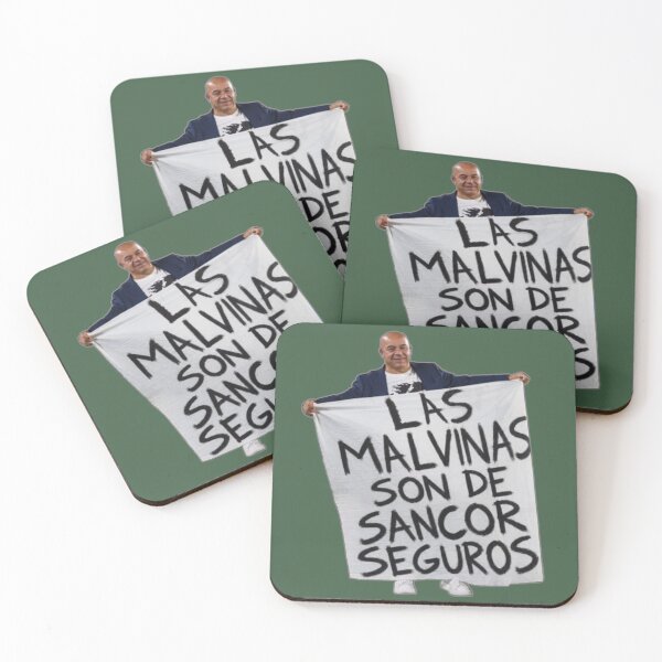 Item preview, "Las malvinas son de SANCOR SEGUROS" (meme flag) designed and sold by frikybomb.