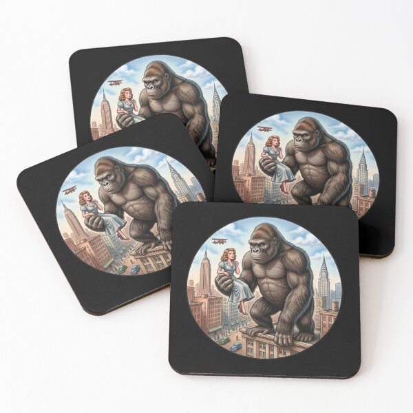 Item preview,  King Kong kidnaps the beautiful pin-up designed and sold by CHRIST5000.