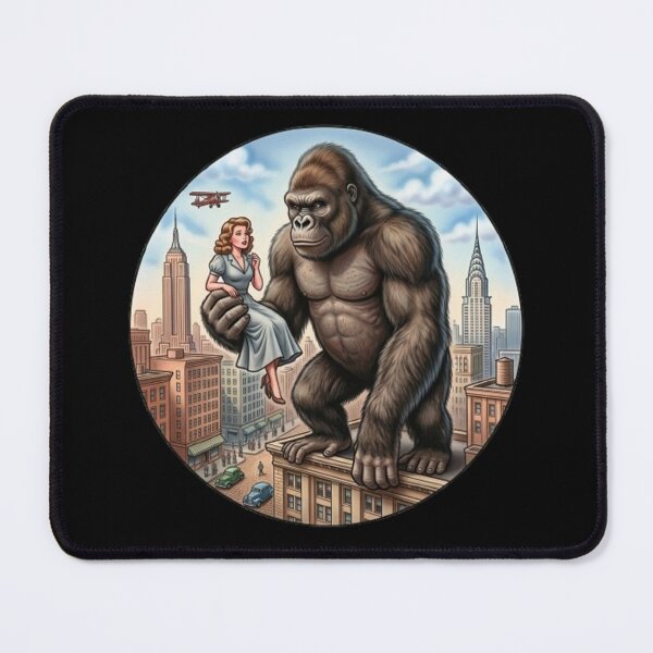 Item preview, King Kong kidnaps the beautiful pin-up designed and sold by CHRIST5000.
