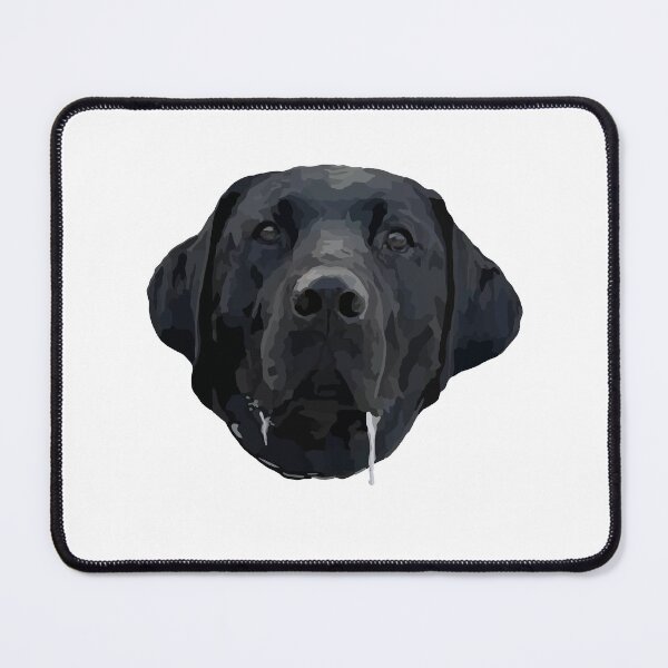 Item preview, Ace the Drooling Black Labrador Retriever designed and sold by Levi & Koda Studio.