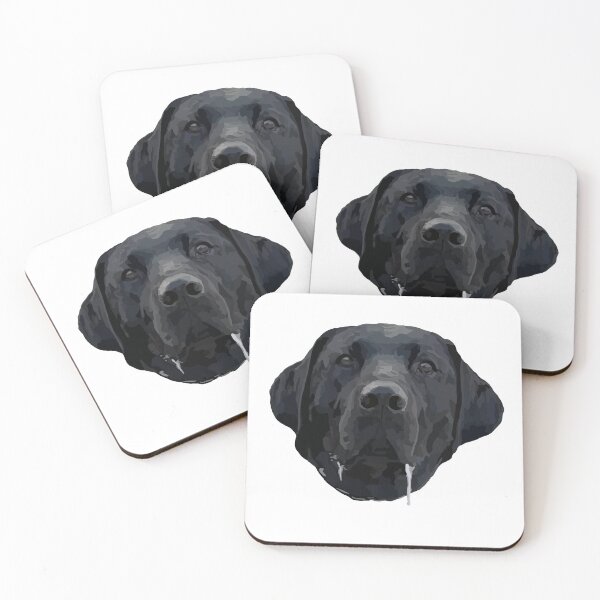 Item preview, Ace the Drooling Black Labrador Retriever designed and sold by Levi & Koda Studio.