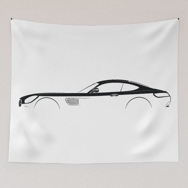 Item preview, GT S (C190) (Black) designed and sold by Car Silhouettes.