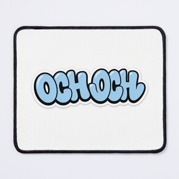 Item preview, OCH OCH – Blue Bubble Letter Sticker Design designed and sold by davitabros.