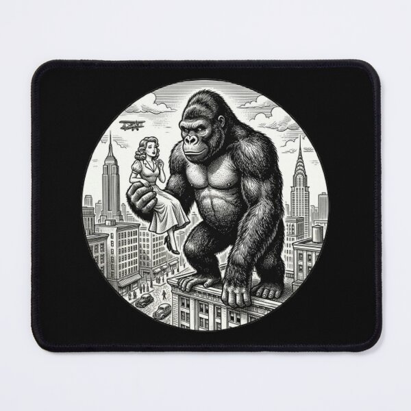 Item preview, King Kong kidnaps the beautiful pin-up designed and sold by CHRIST5000.