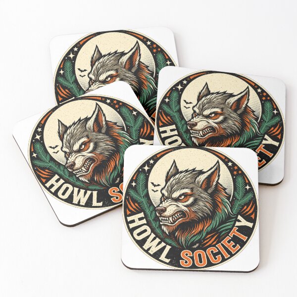 Item preview, Howl Society Werewolf Vintage Retro Gothic Design designed and sold by Roslet.