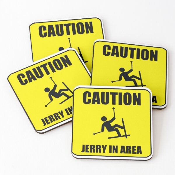 Item preview, Caution: Jerry in Area designed and sold by SkiBumArt.