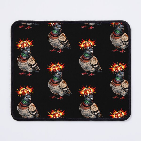 Item preview, Pigeon Wearing a Siren Light designed and sold by orange-grape.