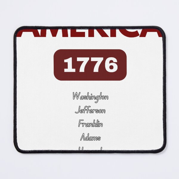 Item preview, America 1776 Founding Fathers Typography Design designed and sold by YouYass410.