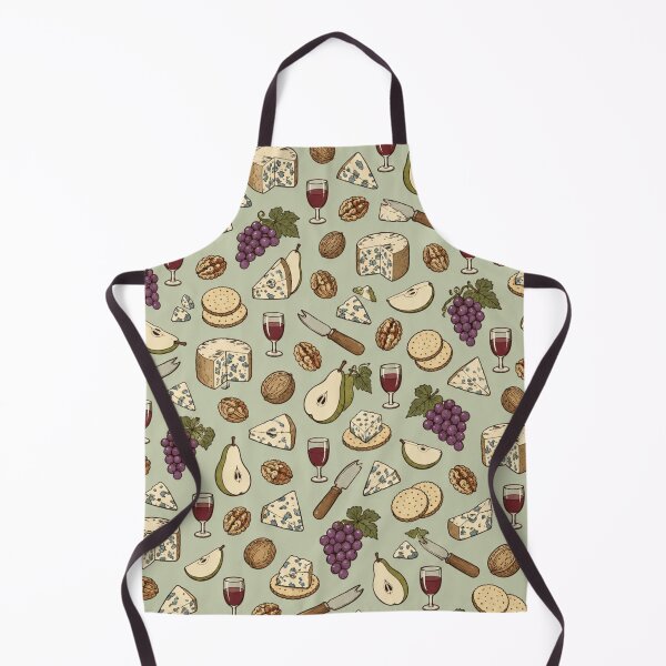 Item preview, Stilton Cheese Pattern | English Blue Cheese Board with Grapes, Walnuts, Pears and Port designed and sold by StickyGuys.