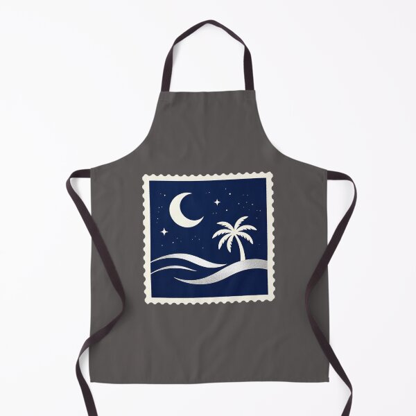 Item preview, Night Beach With Palm Tree designed and sold by BladiWChampion.
