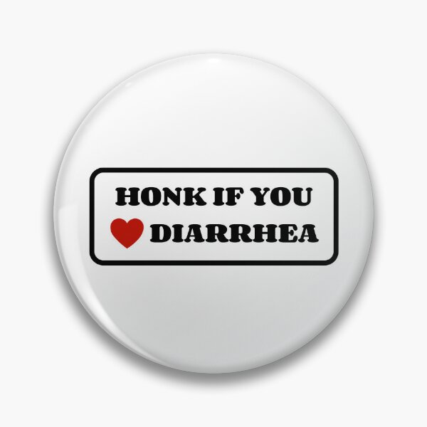 Item preview, Honk If You Love Diarrhea Bumper designed and sold by SlimyFish.