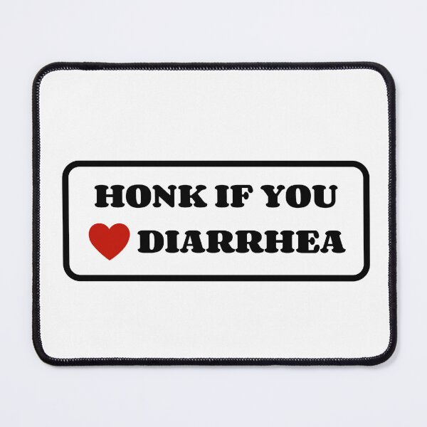 Item preview, Honk If You Love Diarrhea Bumper designed and sold by SlimyFish.