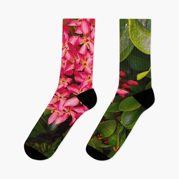 Artikelvorschau, Tropische rosa Blüten entworfen und verkauft von Swooncake Press.