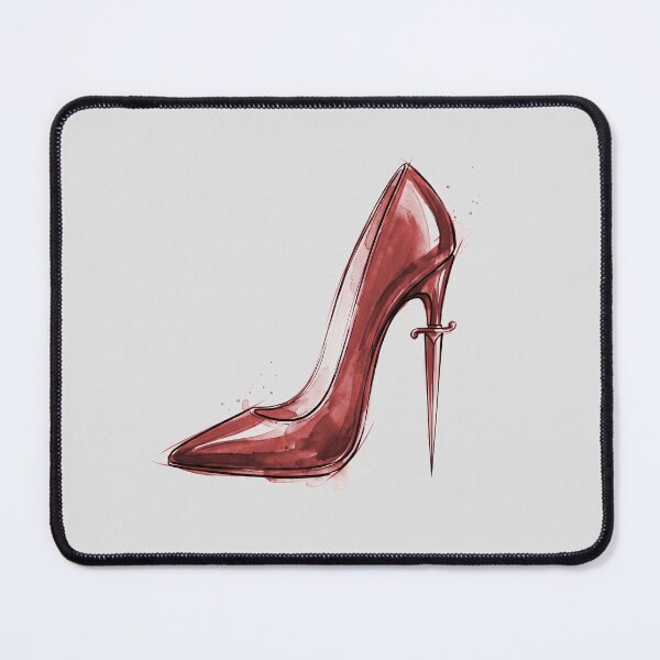 Item preview, Stiletto Dagger High Heels Red Watercolor Gothic Fashion Graphic designed and sold by KiwiRider.