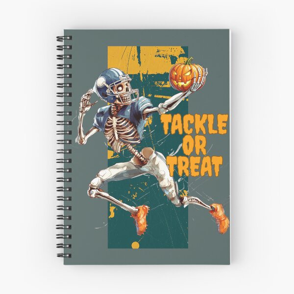 Item preview, Funny Skeleton Playing Football Halloween designed and sold by Szpaku desart .