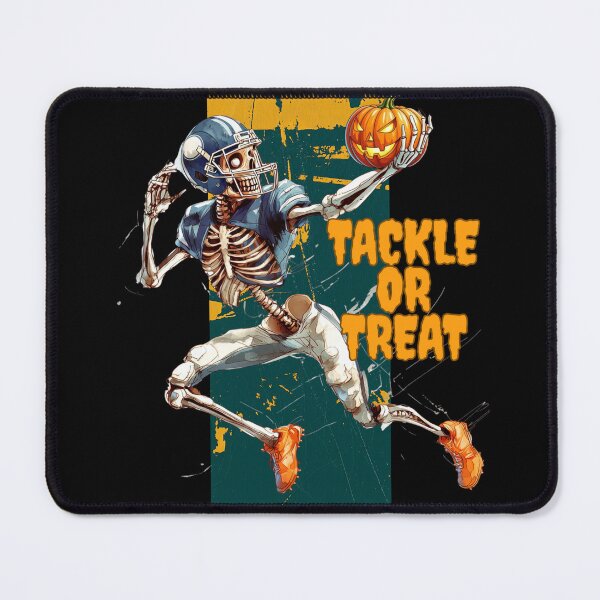 Item preview, Funny Skeleton Playing Football Halloween designed and sold by Szpaku desart .