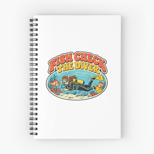 Item preview, Curious Fish Inspect a Scuba Diver designed and sold by Pixdot.