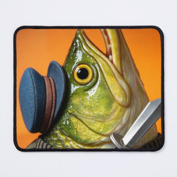 Item preview, Apathy guardian fish painting designed and sold by Nu Sigma 1985.