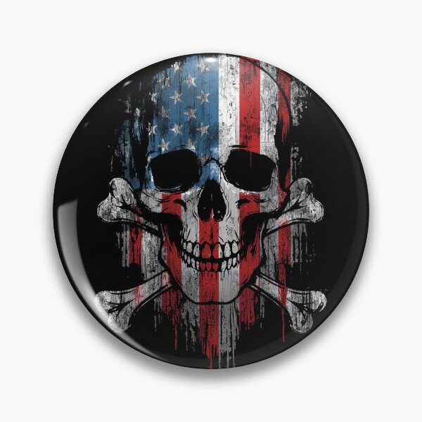 Item preview, Flag Skull and Crossbones designed and sold by ERODED SELF.