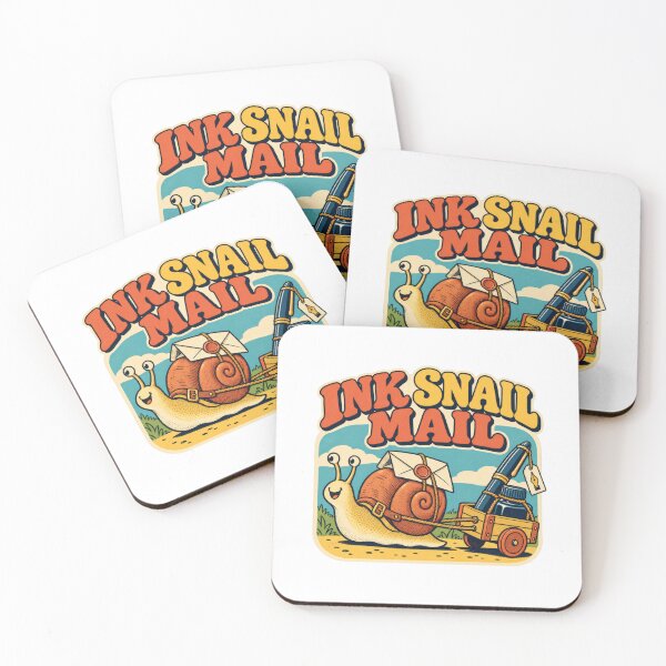 Item preview, Fountain Pen Snail Delivers Ink Mail designed and sold by Pixdot.