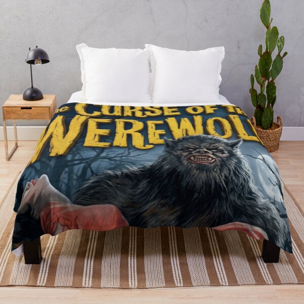 Artikelvorschau, Der Fluch des Werwolfs – Oliver Reed – Originales, individuelles Vintage-Filmplakat – Wandbild-T-Shirt-Design entworfen und verkauft von Cool Robot Bro..