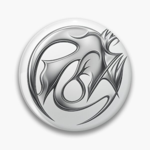Item preview, Liquid Chrome Tribal Emblem designed and sold by soul-creative.