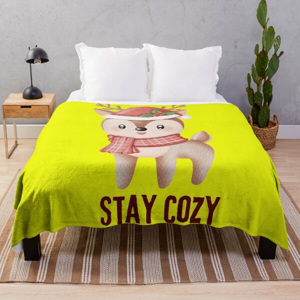 Item preview, Cute Reindeer Stay Cozy Winter - Christmas Holiday Gift designed and sold by stormk10.