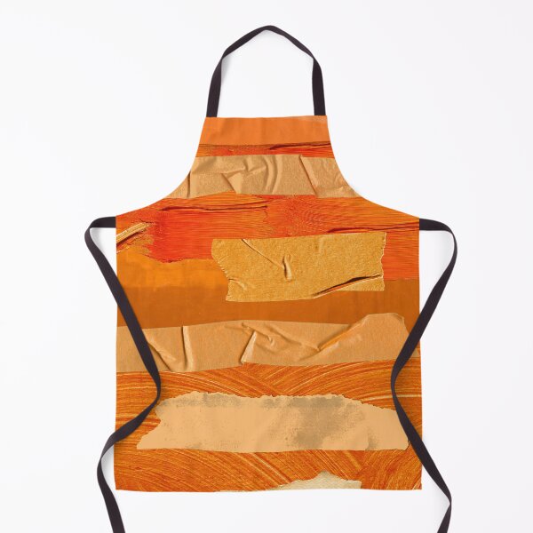 Item preview, Collage abstracto naranja designed and sold by Swooncake Press.