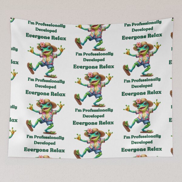 Item preview, Everyone Relax I'm Professionally Developed Frog designed and sold by Szpaku desart .