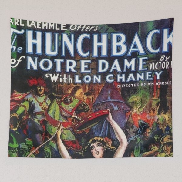 Item preview, The Hunchback Of Notre Dame Original Custom Vintage Movie Poster Wall Art Tee Design designed and sold by Cool Robot Bro..